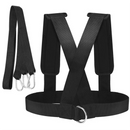 Premium fitness resistência treinamento velocidade agilidade bandas correndo pneu puxar cabo resistência exercício bandas fácil de usar preto
