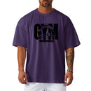 Oversized solto masculino casual esporte camiseta ginásio musculação fitness camisa de manga curta verão malha secagem rápida roupas respiráveis