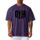 Oversized solto masculino casual esporte camiseta ginásio musculação fitness camisa de manga curta verão malha secagem rápida roupas respiráveis
